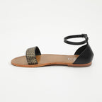 Golden Sun - Bronte Sandals - Black