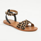 Sandales Amapola - Noir Et Léopard