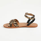 Sandales Amapola - Noir Et Léopard