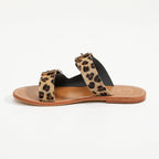 Golden Sun - Ancolie Mules - Black + Leopard