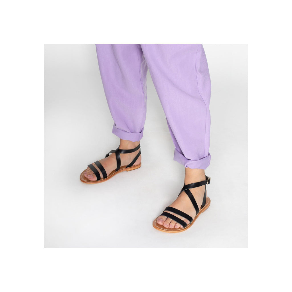 Golden Sun - Lunaria Sandals - Black