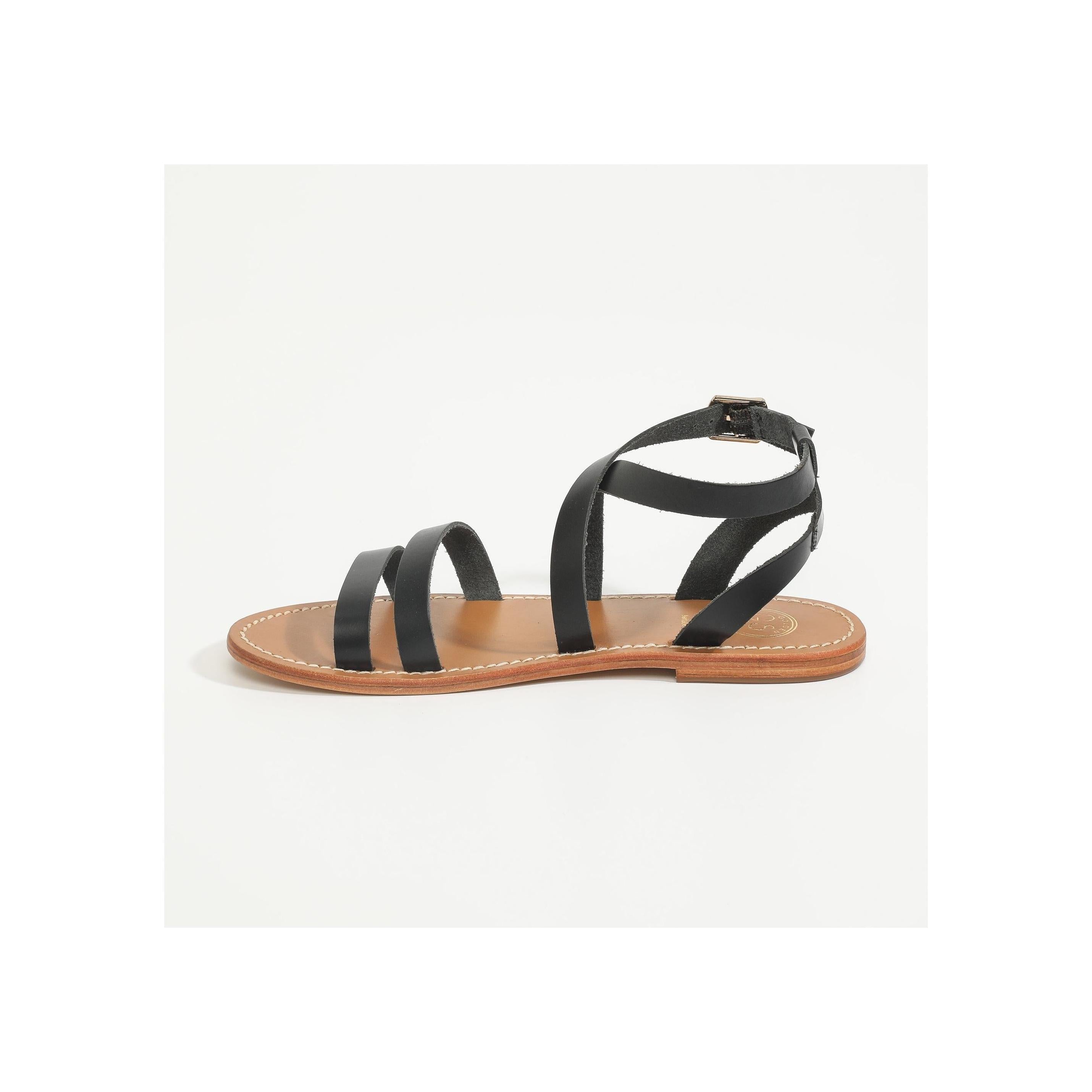 Golden Sun - Lunaria Sandals - Black