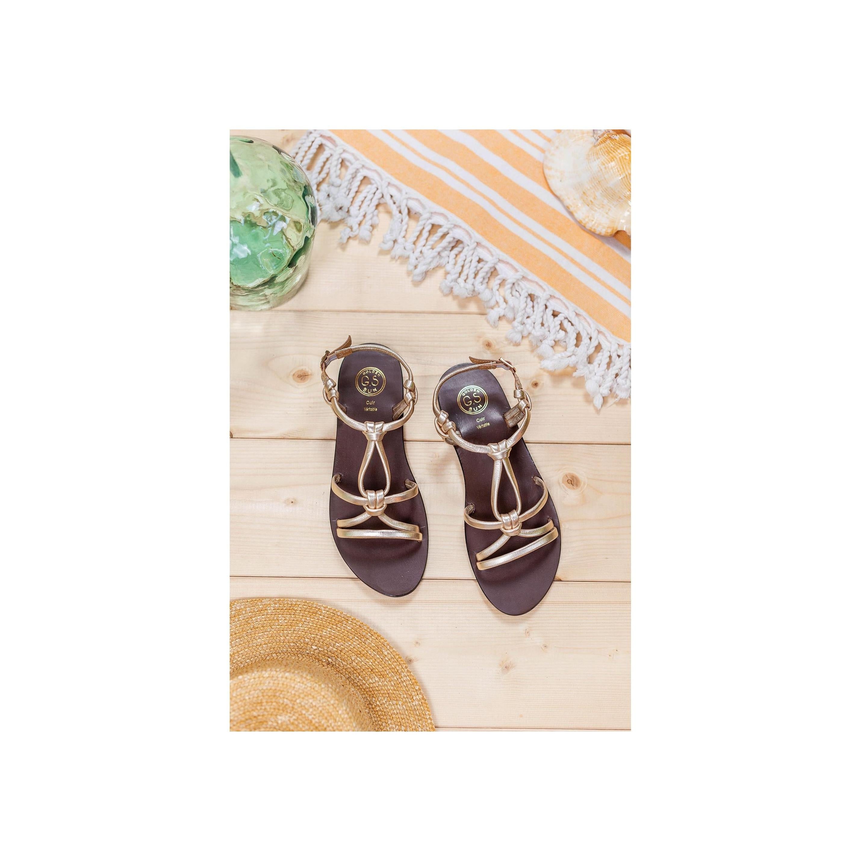 Sandalias Sue - Dorado