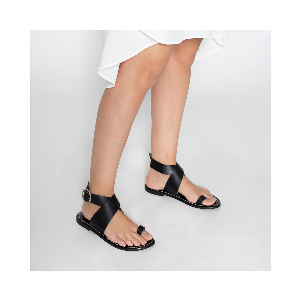 Golden Sun - Fiorella Sandals - Black