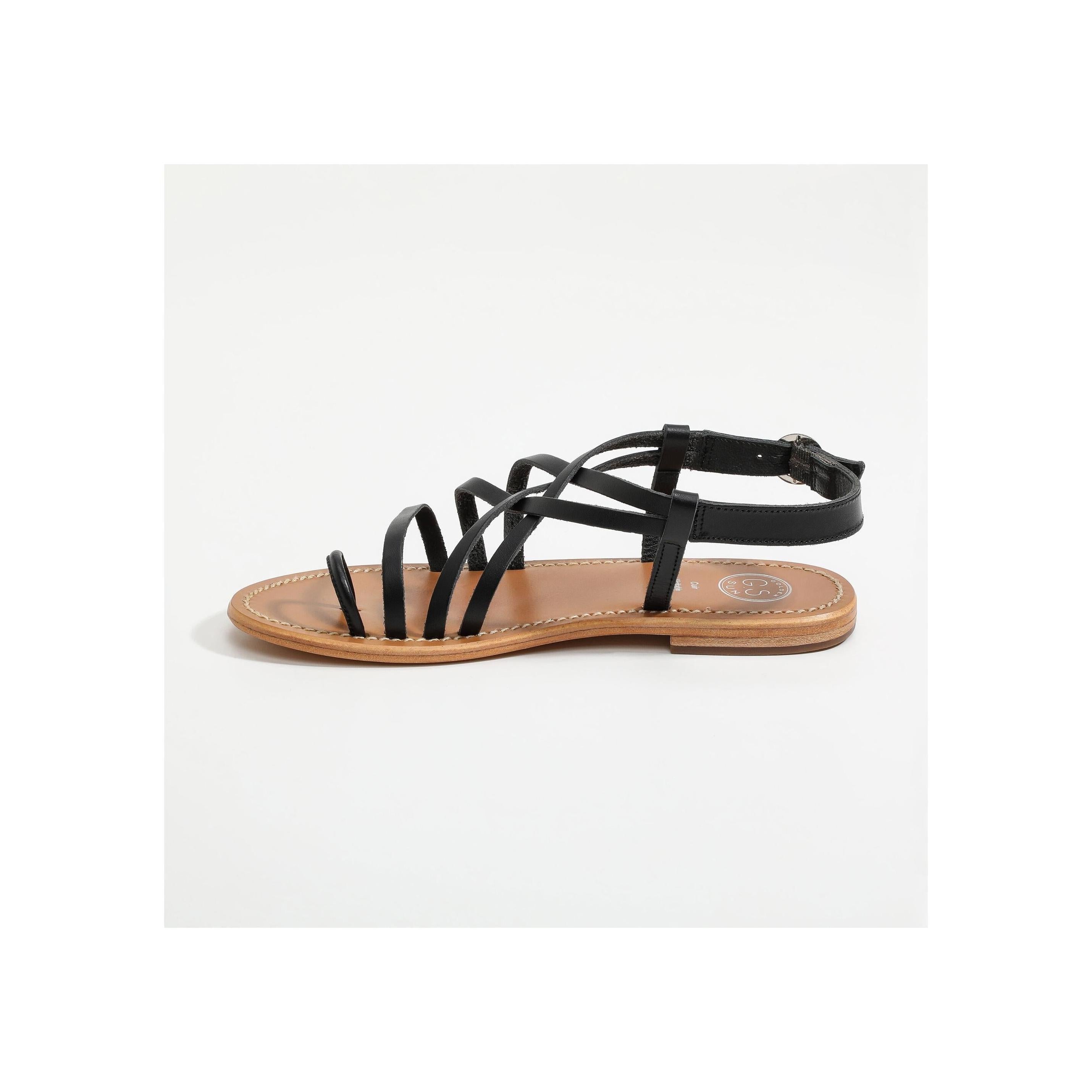 Golden Sun - Sandalias Ianthina - Negro