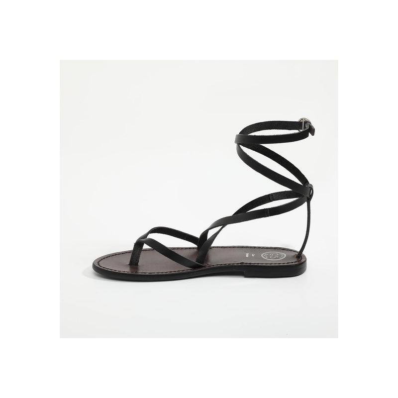 Sandalias Golden Sun Lan en negro