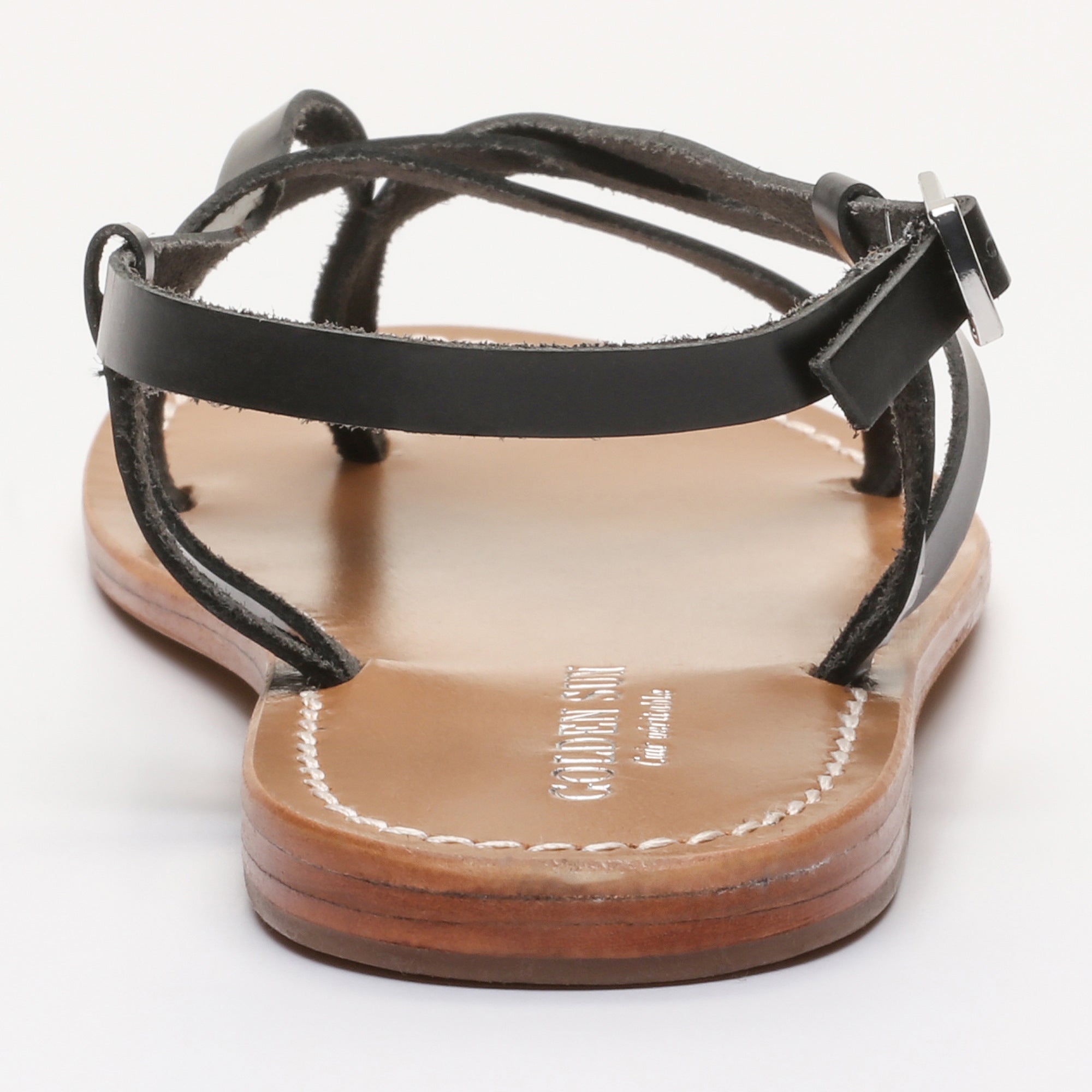 Golden Sun - Emerald Sandals - Black