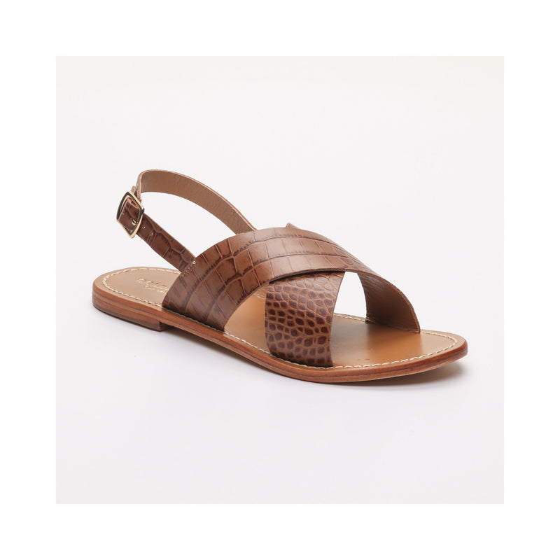 Golden Sun - Sandales Rosedale - Croco Beige