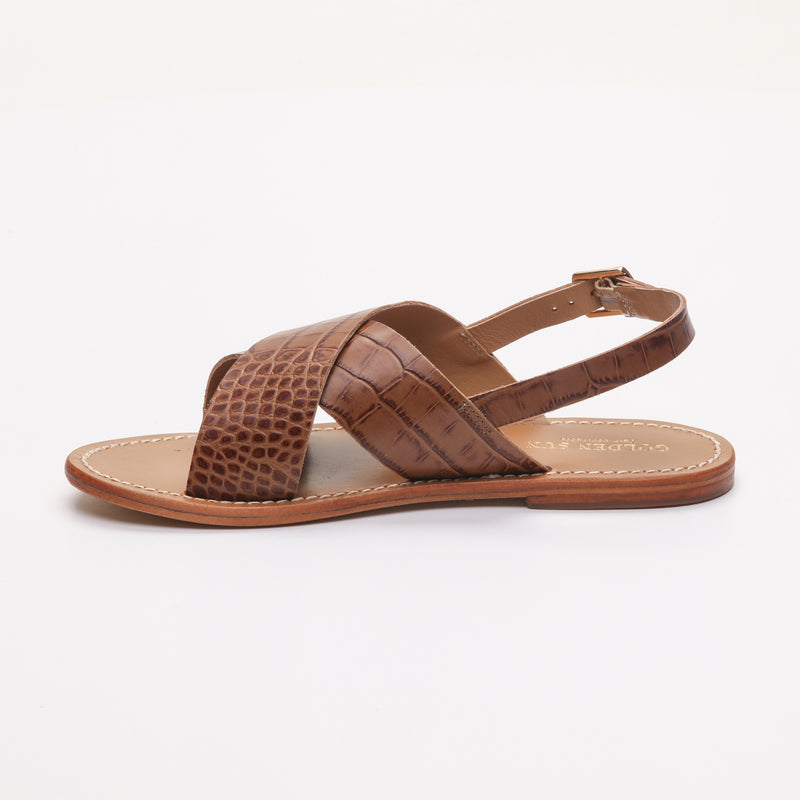 Golden Sun - Sandales Rosedale - Croco Beige