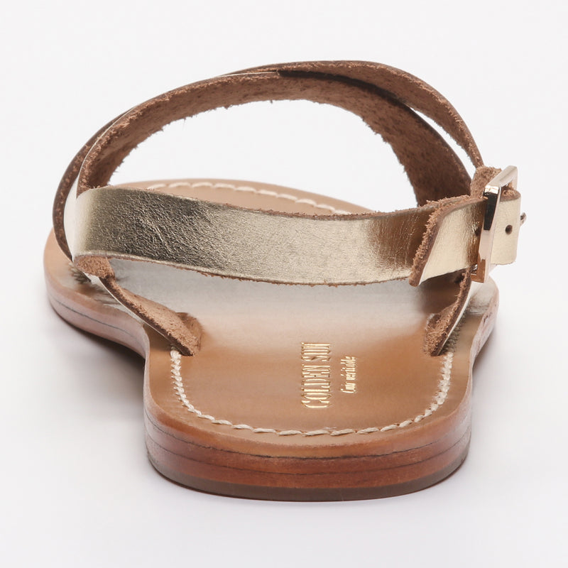 Golden Sun - Sandales Rosedale - Doré