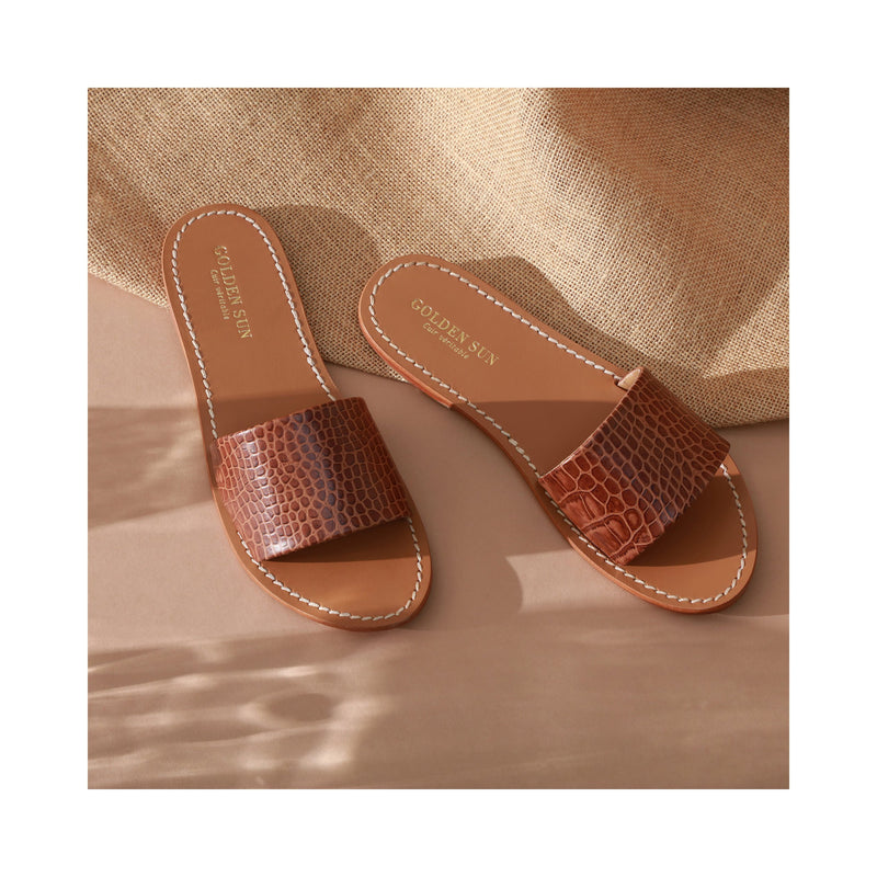 Golden Sun - Mules Timpoochee - Croco Beige