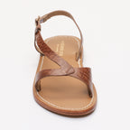 Timo Sandals - Croco Beige