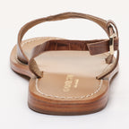 Timo Sandals - Croco Beige