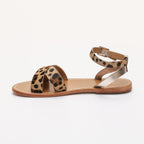 Golden Sun - Amapola Sandals - Leopard + Gold