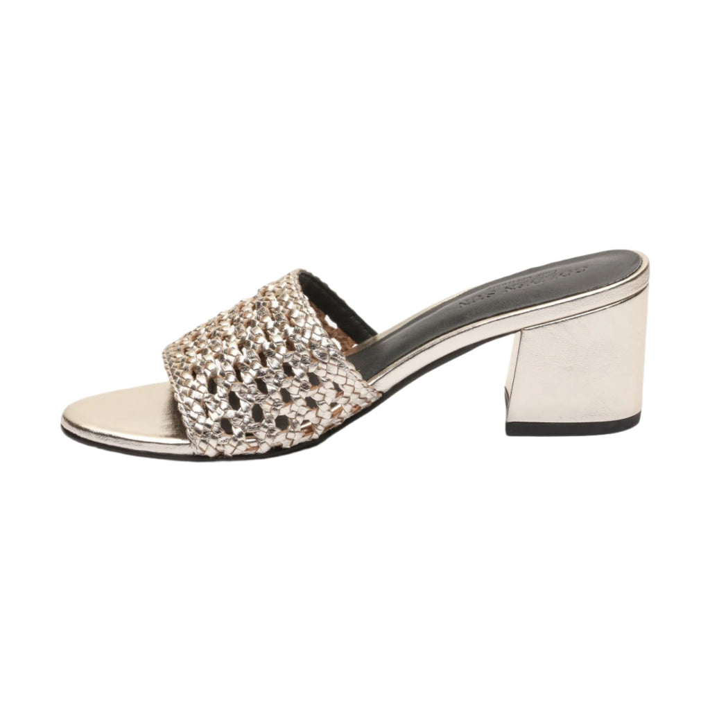 Golden Sun - Tacones Kewanee - Oro