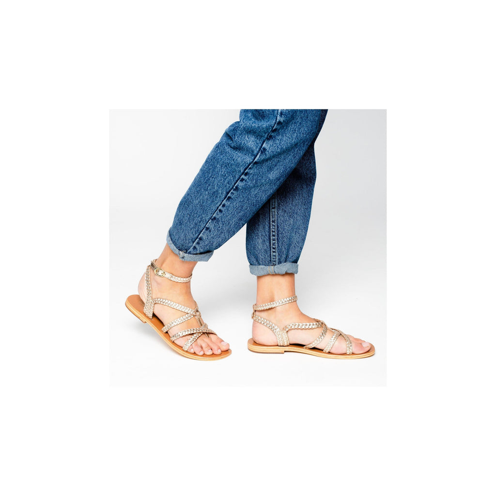 Sandalias Banu - Dorado