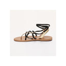 Golden Sun - Sandalias Chayane - Oro Oscuro y Negro