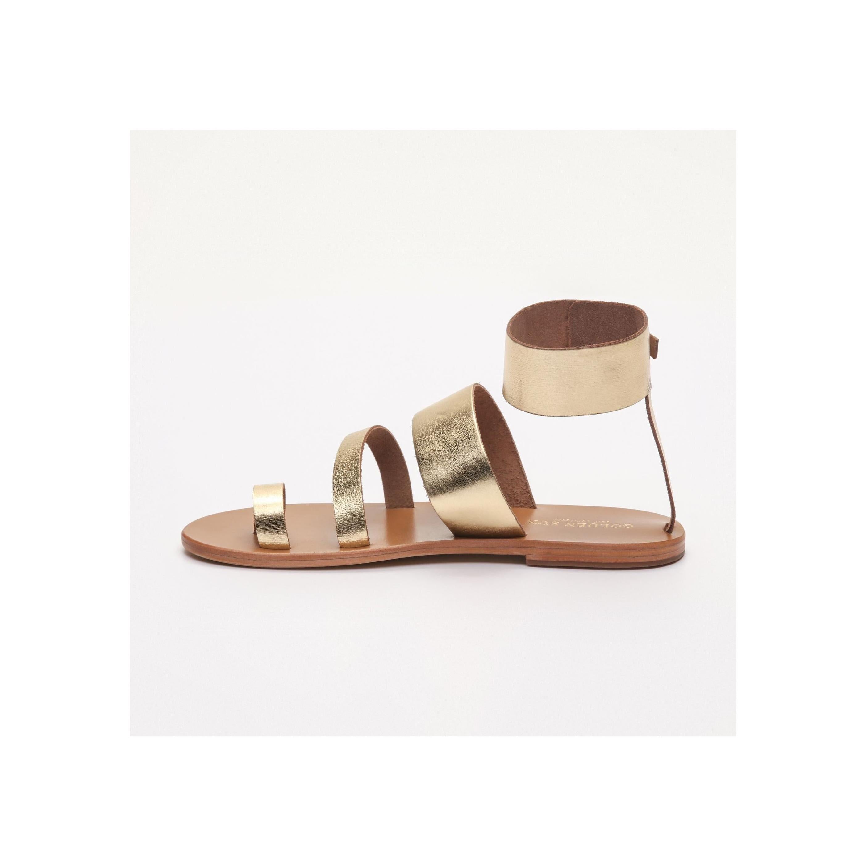 Golden Sun - Mazda Sandals - Dark Gold