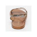 Golden Sun - Sandales Timo - Or Croco Clair