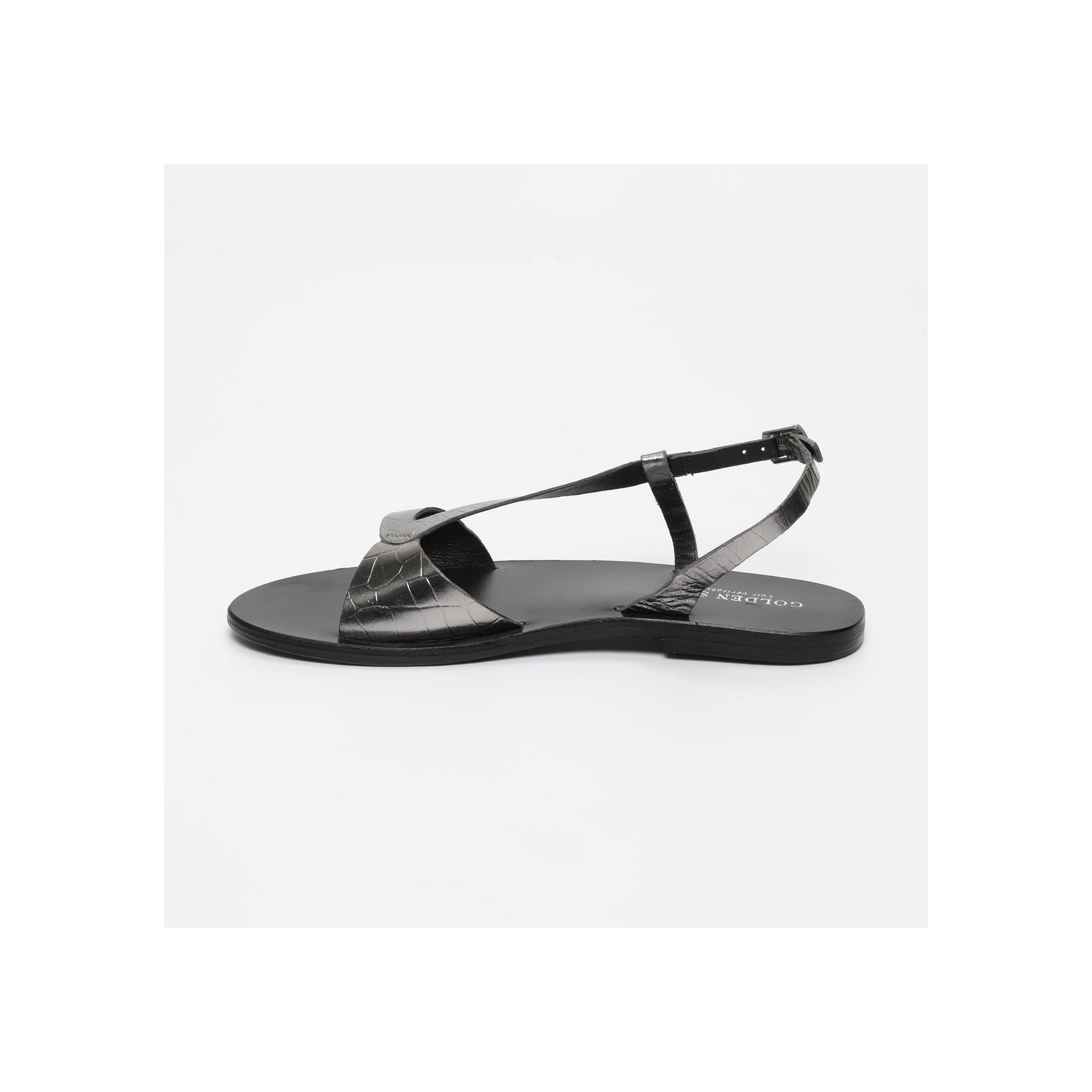 Sandalias Timo - Cocodrilo peltre
