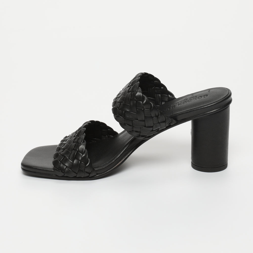 Lila Heeled Sandals - Black