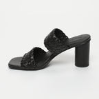 Lila Heeled Sandals - Black