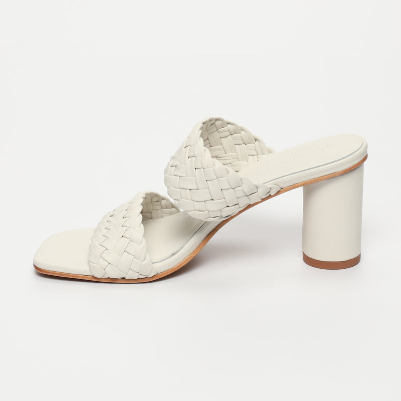Sandales A Talons Lila - Blanc