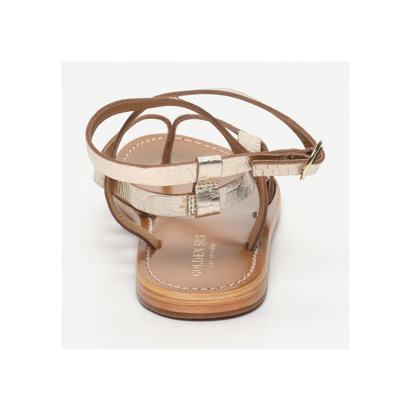 Golden Sun - Sandales Dastan - Or Clair