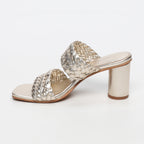 Sandales A Talons Lila - Or