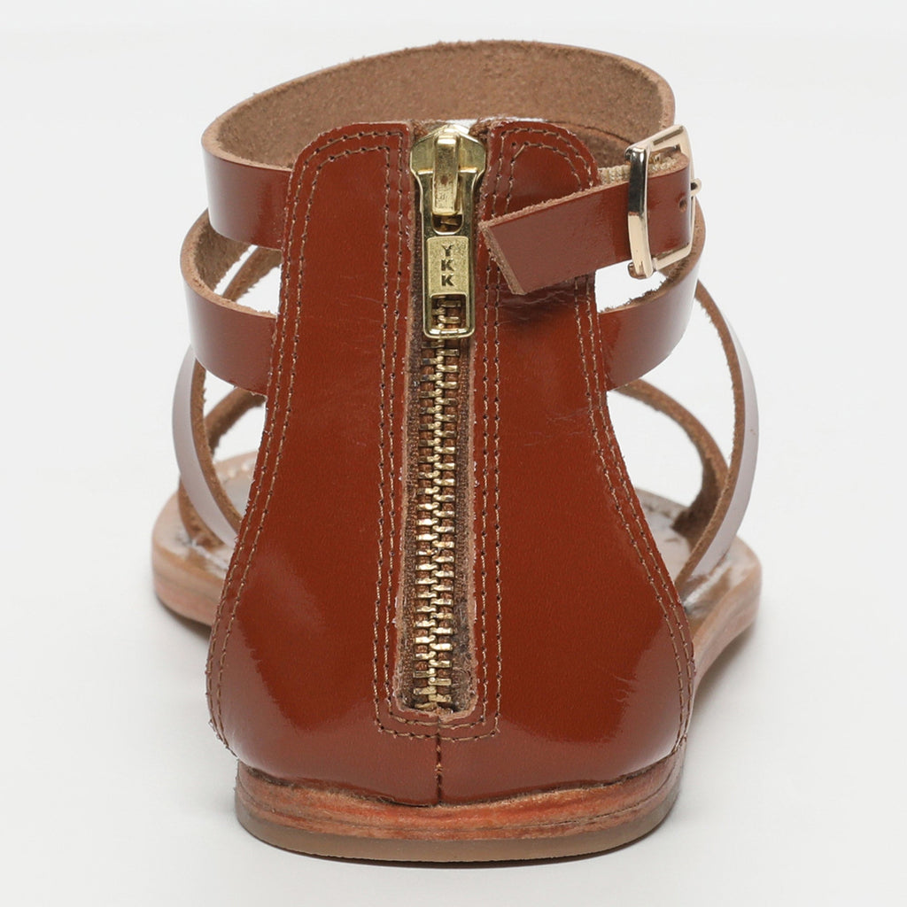 Golden Sun - Galaxy Sandals - Camel Patent