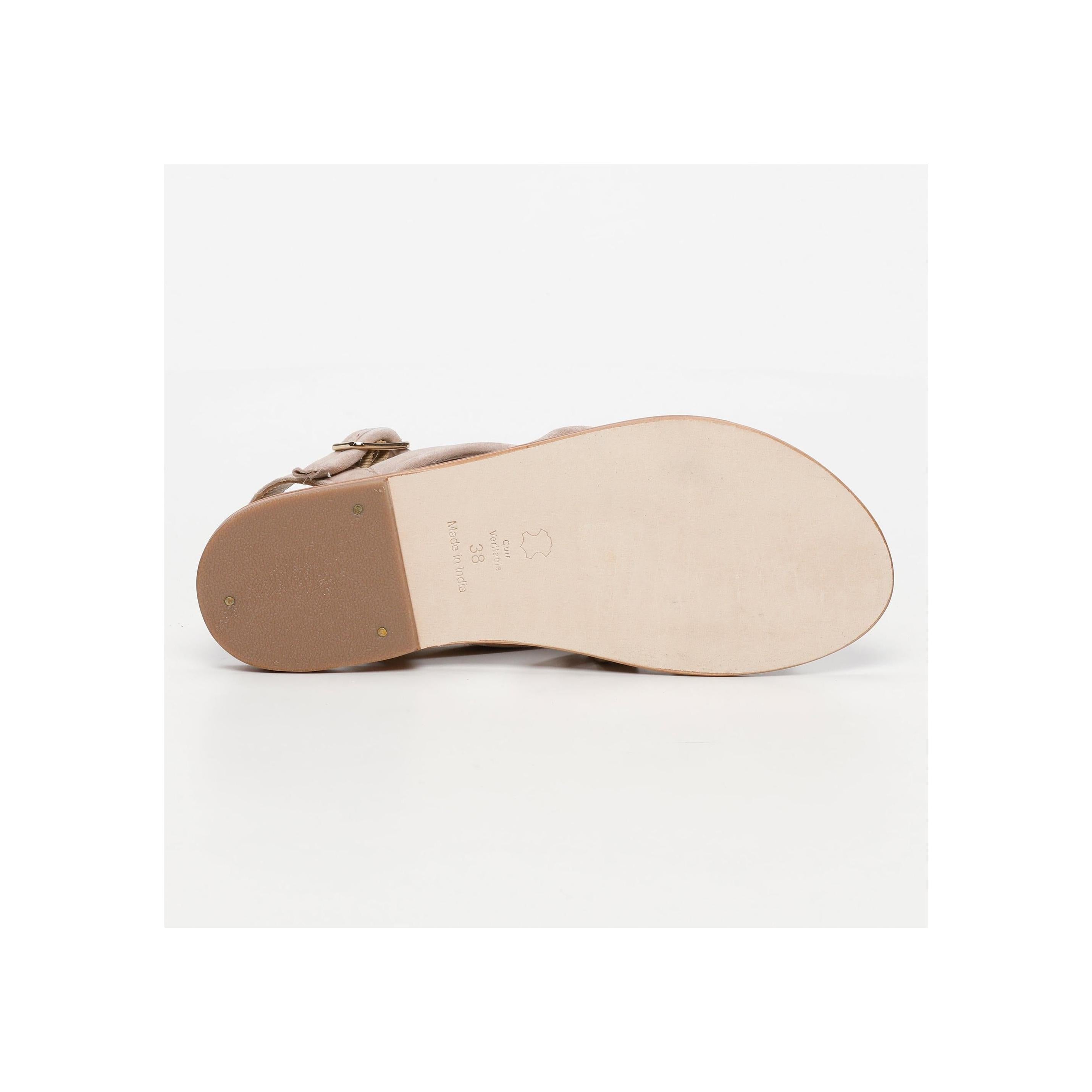 Golden Sun - Brooklyn Sandals - Light Beige