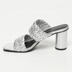 Sandales A Talons Lila - Argent