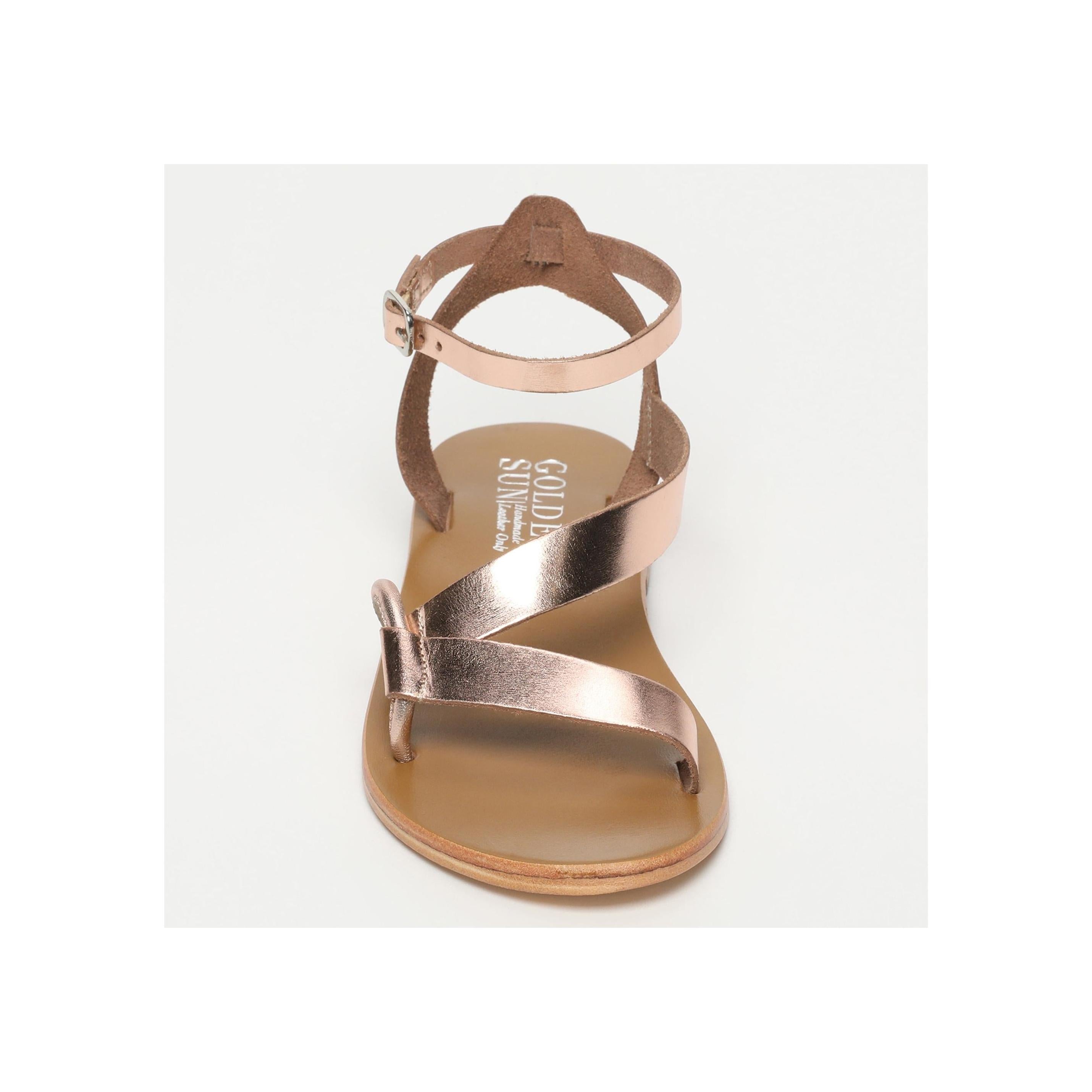 Golden Sun - Sandales Hana - Or Rose