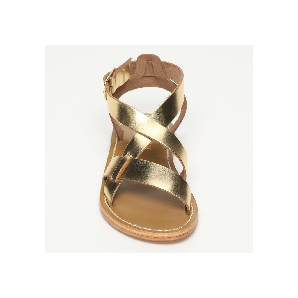Golden Sun - Sandalias Slatina - Dorado