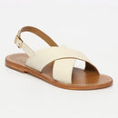 Sandalias Rosedale - Croco Blanco