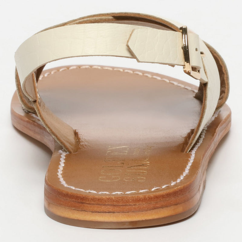 Sandalias Rosedale - Croco Blanco