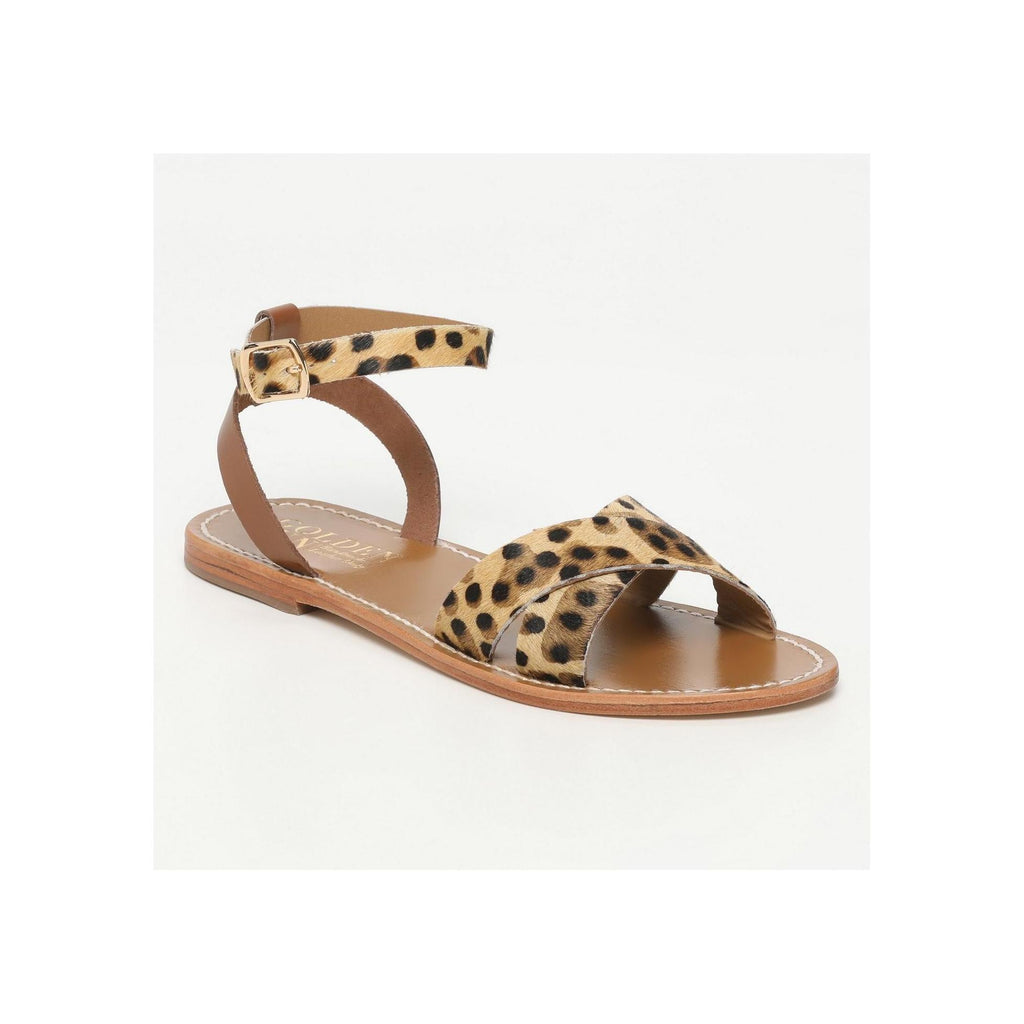 Sandalias Amapola - Marrón y Leopardo