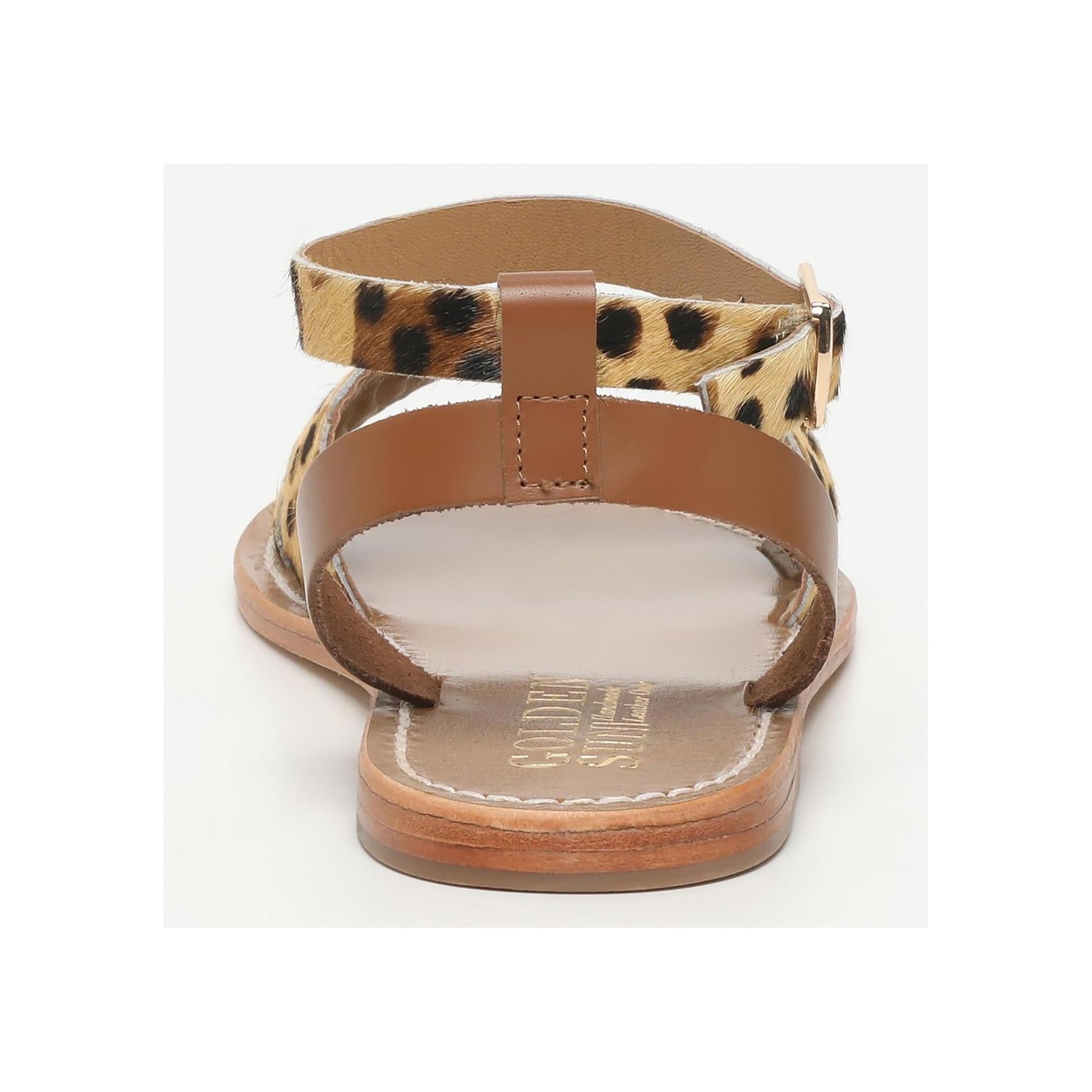 Sandalias Amapola - Marrón y Leopardo