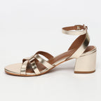 Sandalias de tacón Kishi - Dorado