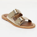 Sandales Zyra - Clair Doré Croco