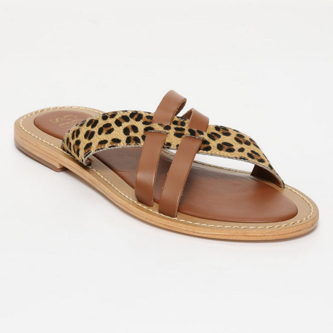 Sandales Felicia - Léopard+Camel