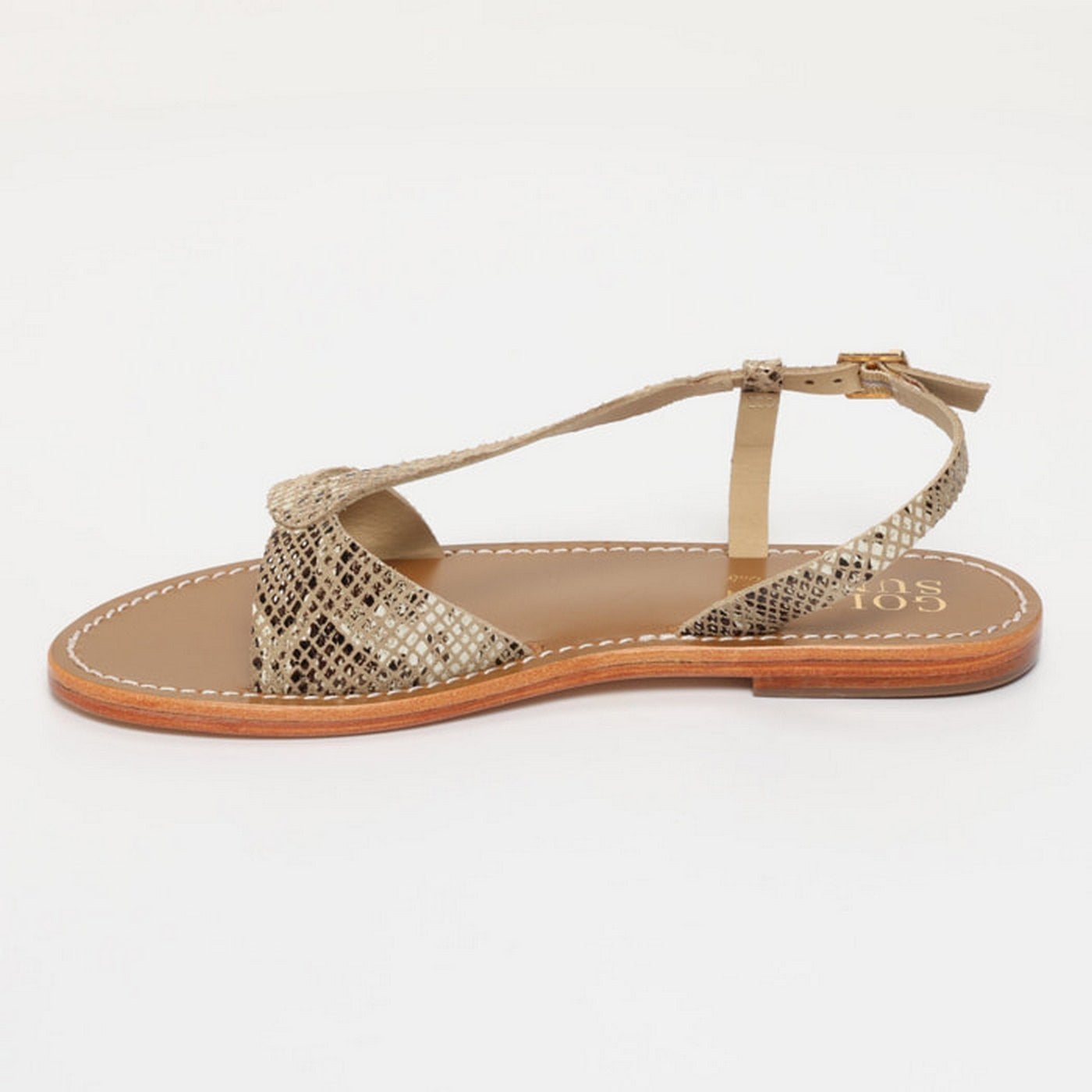 Sandales Timo - Beige Serpent