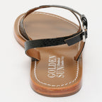 Sandales Timo - Noir Craquelé