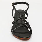 Sandales A Talons Hyams - Noir Scintillant