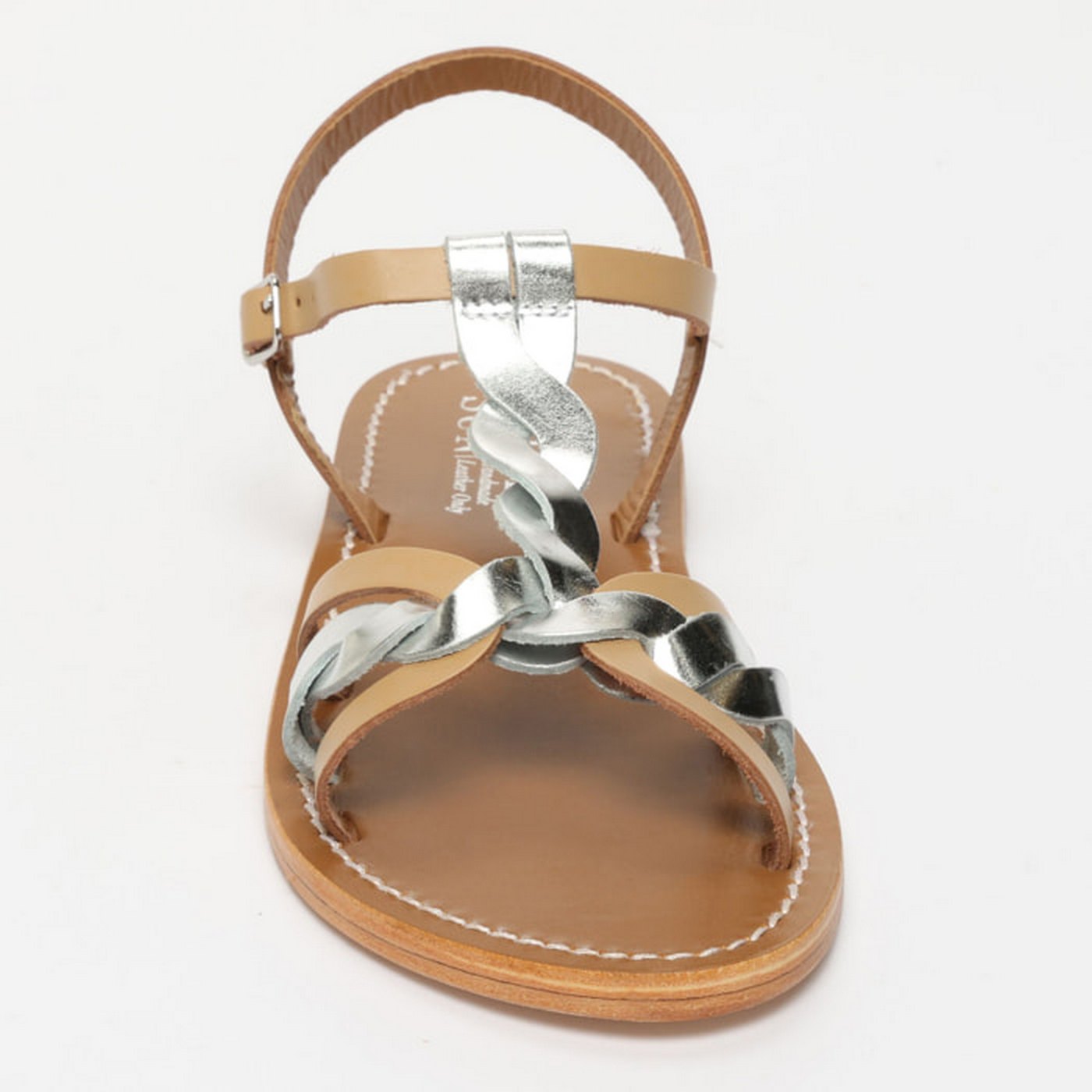 Sandales Kyseli - Sable+Argenté