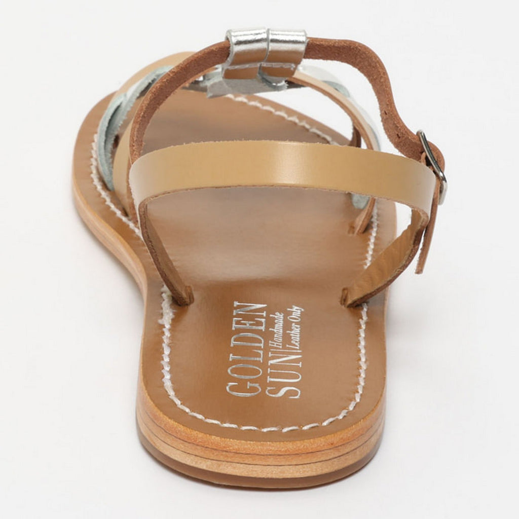 Sandales Kyseli - Sable+Argenté