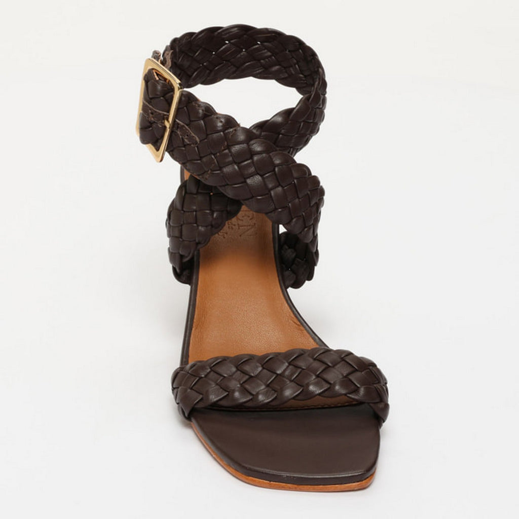 Sandales A Talons Aglae - Marron