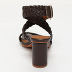Sandales A Talons Aglae - Marron