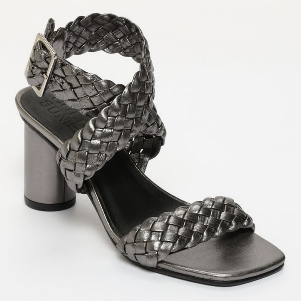 Sandales A Talons Aglae - Étain