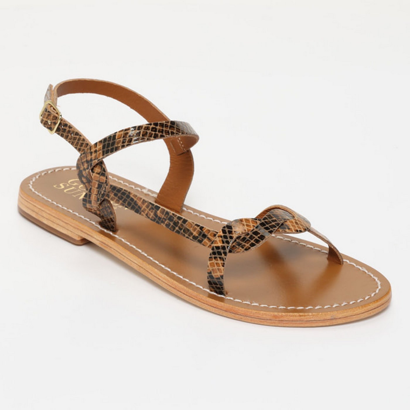 Sandales Amarice - Marron Serpent